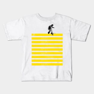 Slide On Stripes Final Kids T-Shirt